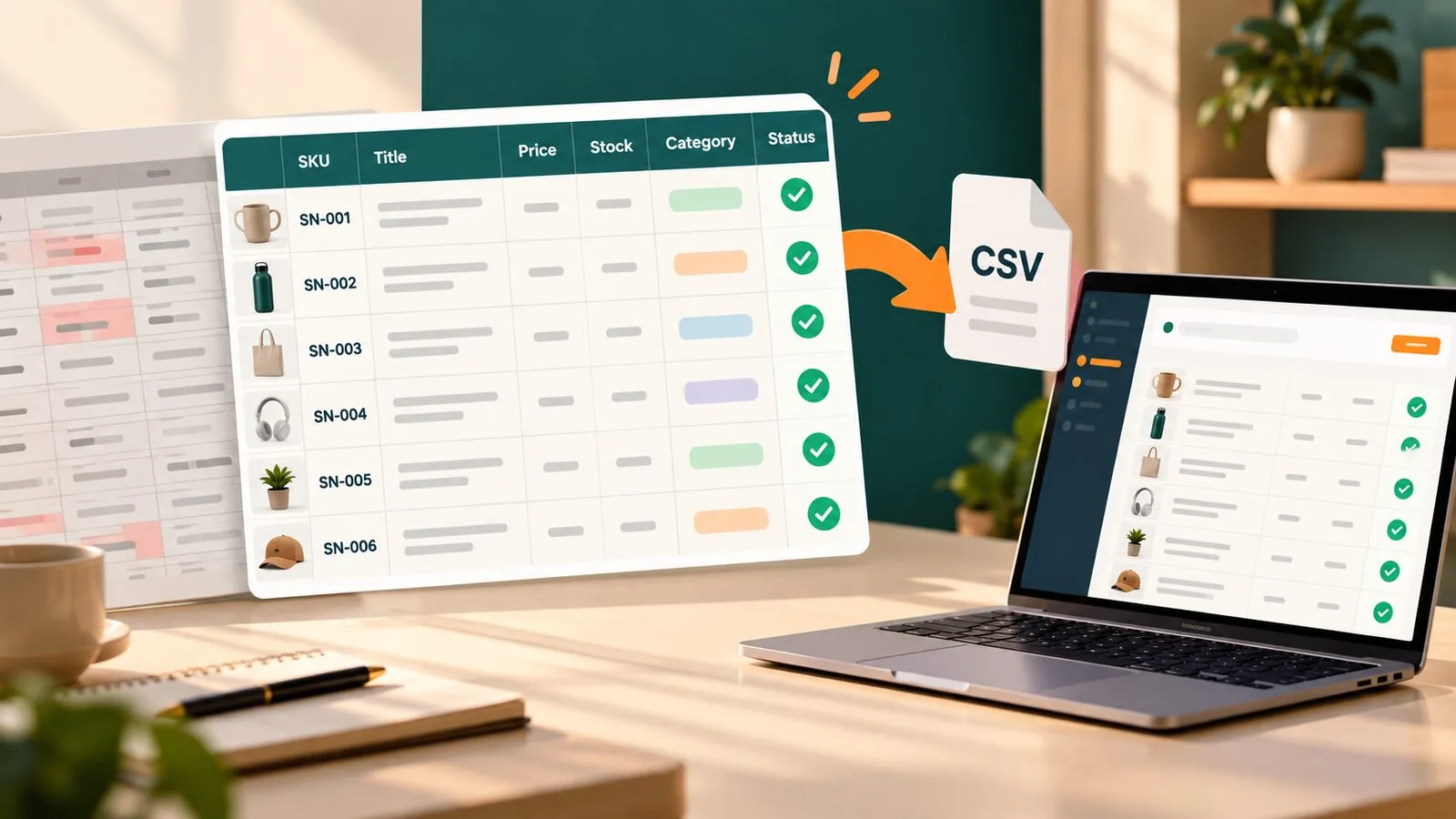 Online seller reviewing revenue costs and target profit margin
